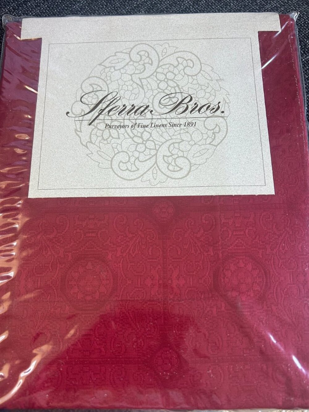 Sferra Bros Olympia Crimson 21 X 26 Shams Set of 2